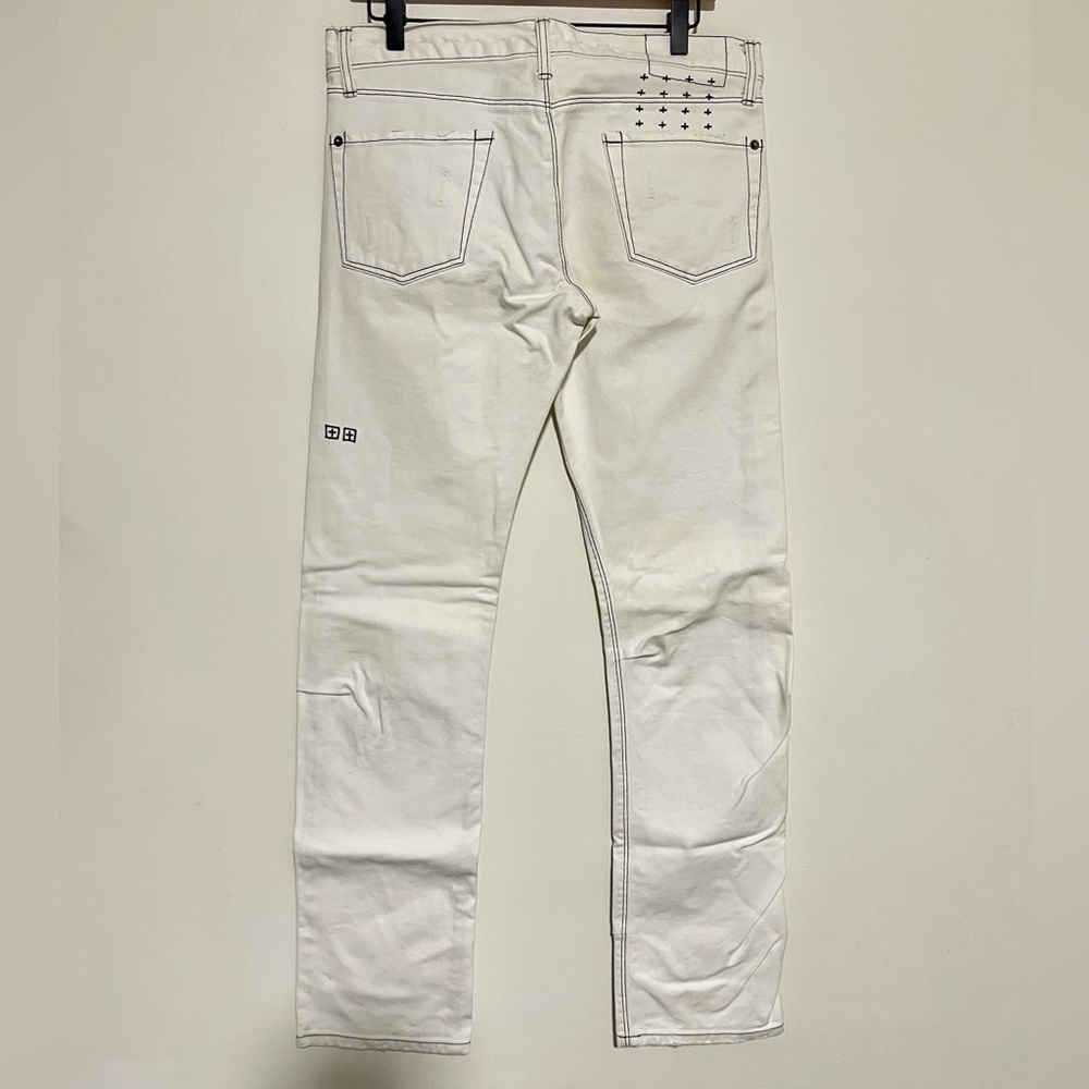 Original vintage tsubi White Jeans Mint Condition Never Worn RARE! Size 32 - Picture 2 of 7
